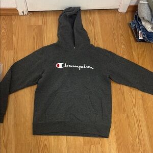 Champion Gray Hoodie Kids XL (Fits like a S in men)